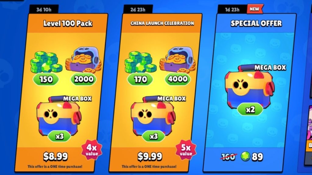 brawl stars shopping